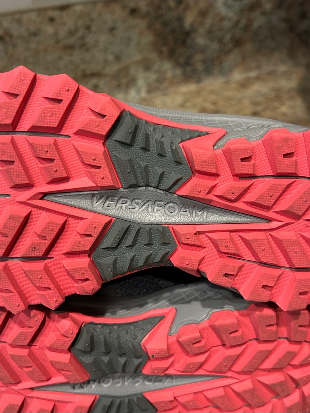 Saucony Excursion TR 14 Women's Gray and Pink/Coral Trail Running Sneakers 7 - Picture 7 of 9